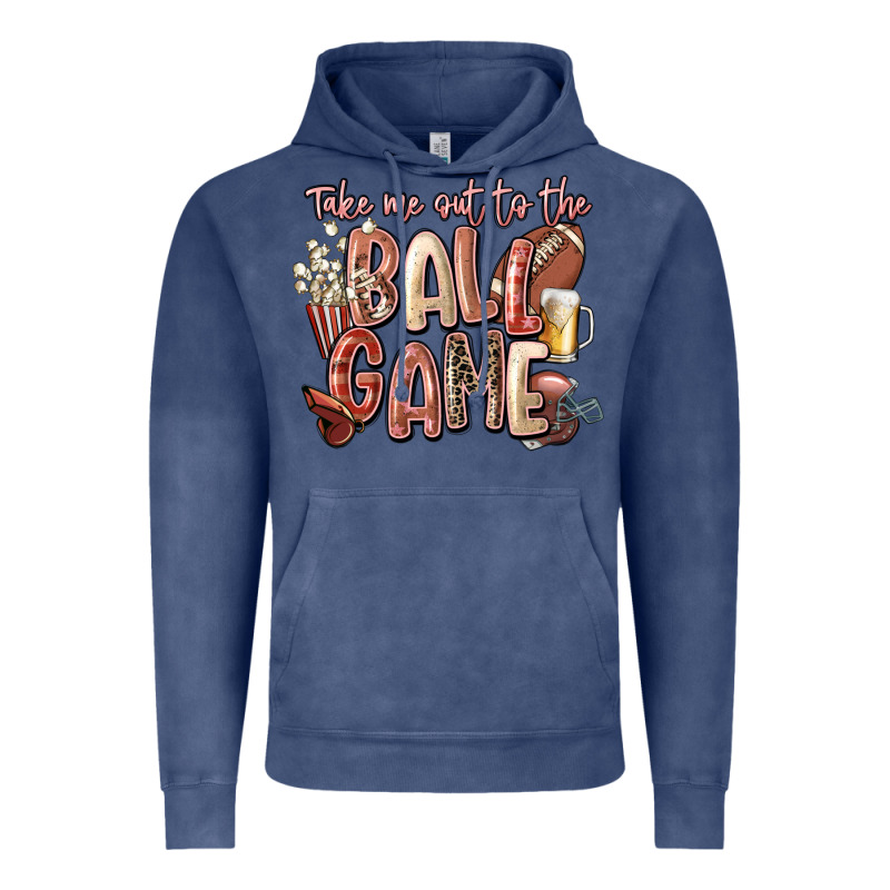 Take Me Out To The Ball Game Vintage Hoodie by FaDigitalArtStudio | Teevron