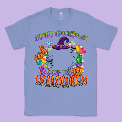 Candy Countdown Days Till Halloween Classic Tee Designed By Cowgirlartshop