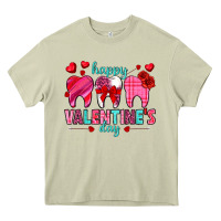Mossy Happy Valentine's Day with teeth Valentine's Day Heavy Core Tee - HowdyJamesFarm