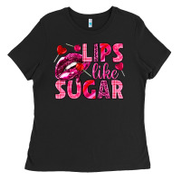 Lips Like Sugar Valentine's Day Ladies Tee | Teevron