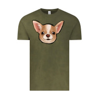Vintage Olive Chihuahua Vintage Tee - Jasminsmagicworld