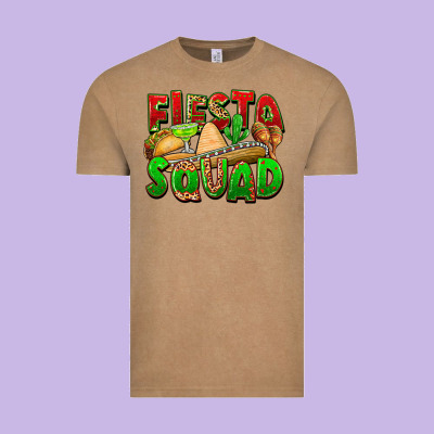 Fiesta Squad Vintage Tee Designed By Fadigitalartstudio