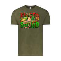 Vintage Olive Fiesta squad Vintage Tee - FaDigitalArtStudio