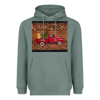 Sage Christmas truck Heavyweight Hoodie - AdoDesignShop