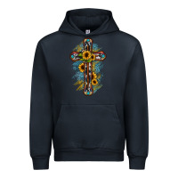 Navy cross Urban Hoodie - JahusDesignShop