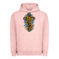 Pigment Salmon cross Urban Hoodie - JahusDesignShop