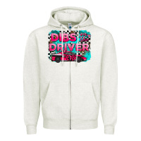 Oatmeal Heather dibs on the driver background Zipper Hoodie - AdoDesignShop