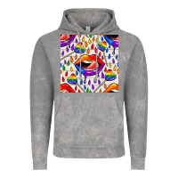 Cloud Rock Pride lgbtq lips and heart lollipop seamless patte Vintage Hoodie - BundleAndBundleShop