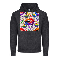 Vintage Black Pride lgbtq lips and heart lollipop seamless patte Vintage Hoodie - BundleAndBundleShop