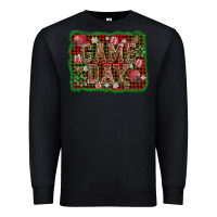 Black game day christmas Premium Sweatshirt - AdoDesignShop