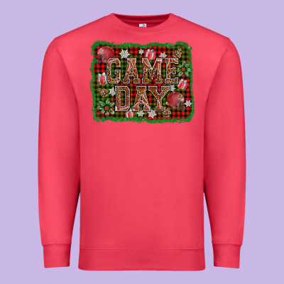 Game Day Christmas Premium Sweatshirt Designed By Adodesignshop