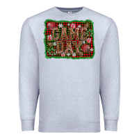 Heather Grey game day christmas Premium Sweatshirt - AdoDesignShop