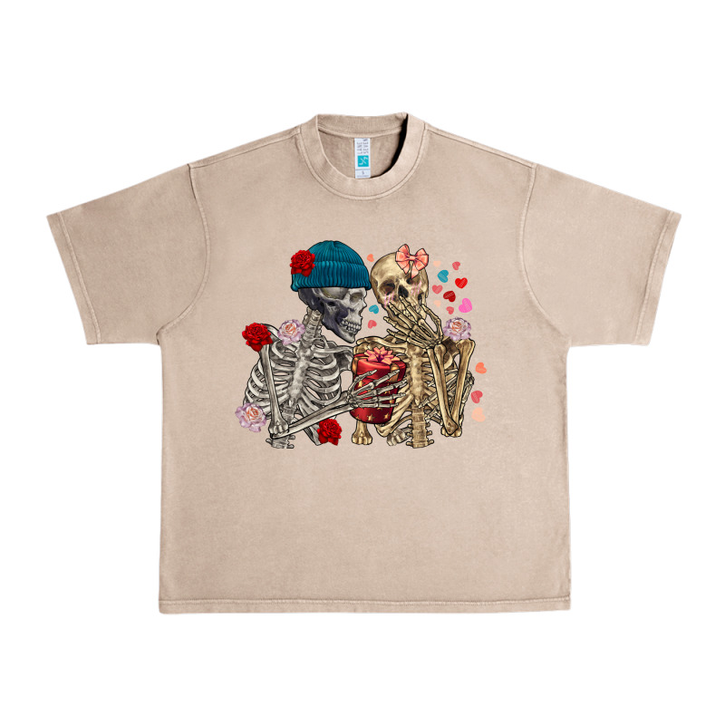 Skeleton Couple Valentine's Day Urban Heavy Tee by FaDigitalArtStudio | Teevron