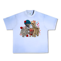 Grape Ice Skeleton couple Valentine's Day Urban Heavy Tee - FaDigitalArtStudio
