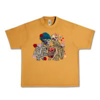 Peanut Butter Skeleton couple Valentine's Day Urban Heavy Tee - FaDigitalArtStudio