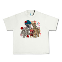 Pistachio Skeleton couple Valentine's Day Urban Heavy Tee - FaDigitalArtStudio