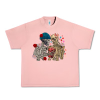Salmon Skeleton couple Valentine's Day Urban Heavy Tee - FaDigitalArtStudio
