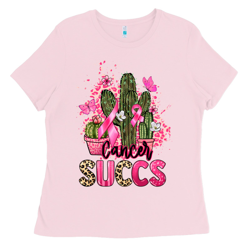 Cancer Succs Cancer Awareness Ladies Tee by HowdyJamesFarm | Teevron