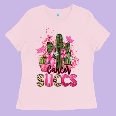 Cancer Succs Cancer Awareness Ladies Tee Designed By Howdyjamesfarm