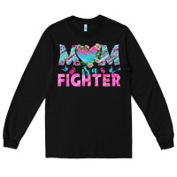 Black Western Mom Is A Fighter Long Sleeve Tee - BundleAndBundleShop