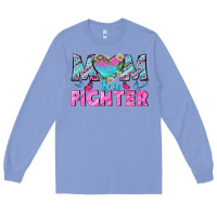 Colony Blue Western Mom Is A Fighter Long Sleeve Tee - BundleAndBundleShop