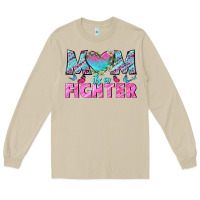 Mushroom Western Mom Is A Fighter Long Sleeve Tee - BundleAndBundleShop
