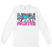 White Western Mom Is A Fighter Long Sleeve Tee - BundleAndBundleShop