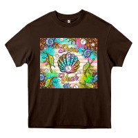 Chocolate Brown Shell yeah Heavy Core Tee - TumblerDesignByShophia