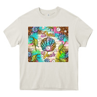 Cream Shell yeah Heavy Core Tee - TumblerDesignByShophia