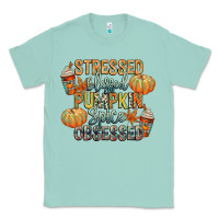 Seafoam stressed blessed pumpkin spice obsessed Classic Tee - CowGirlArtShop