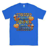 True Royal stressed blessed pumpkin spice obsessed Classic Tee - CowGirlArtShop