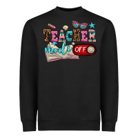 Black teacher mode off Heavyweight Sweatshirt - AdoDesignShop