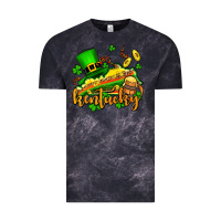 Cloud Black St. Patrick's Kentucky map Vintage Tee - OliviaCreatesArt