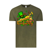 Vintage Olive St. Patrick's Kentucky map Vintage Tee - OliviaCreatesArt