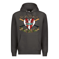 Smoke all you need is love baseball Premium Hoodie - CowhideDigitalArt