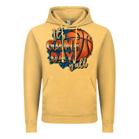 Vintage Mustard it's game day y'all basketball Vintage Hoodie - FaDigitalArtStudio