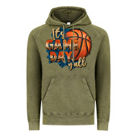 Vintage Olive it's game day y'all basketball Vintage Hoodie - FaDigitalArtStudio