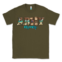 Army Green western camo pattern army mom Classic Tee - Jasminsmagicworld