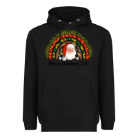 Black merry christmas y'all santa rainbow Heavyweight Hoodie - AdoDesignShop