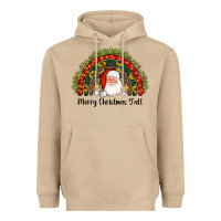 Mushroom merry christmas y'all santa rainbow Heavyweight Hoodie - AdoDesignShop