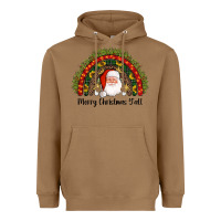 Toasted Coconut merry christmas y'all santa rainbow Heavyweight Hoodie - AdoDesignShop