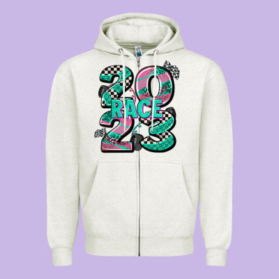 Race  2023 Zipper Hoodie Designed By Adodesignshop