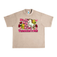 French Oak My first Valentine's Day Unicorn Urban Heavy Tee - FaDigitalArtStudio