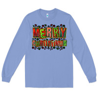 Colony Blue merry christmas Long Sleeve Tee - FaDigitalArtStudio