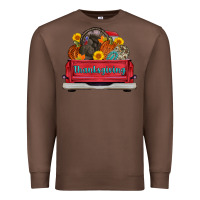 Chestnut thanksgiving truck turkey pumpkin Premium Sweatshirt - AdoDesignShop