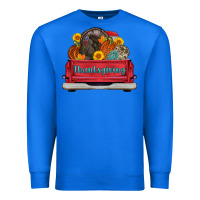 True Royal thanksgiving truck turkey pumpkin Premium Sweatshirt - AdoDesignShop