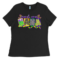 Black mardi gras nana Ladies Tee - CowGirlArtShop