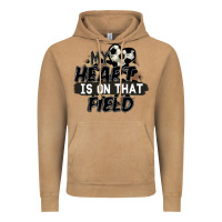 Vintage Camel my heart is on that field soccer Vintage Hoodie - FaDigitalArtStudio
