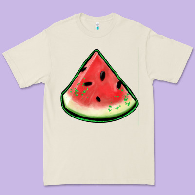 Watermelon Sliece Premium Tee Designed By Jasminsmagicworld