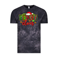 Cloud Black christmas fancy claus Vintage Tee - FaDigitalArtStudio